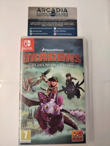 Dreamworks Dragons L'Alba Dei Nuovi Cavalieri Switch Nintendo Triangolo Blu